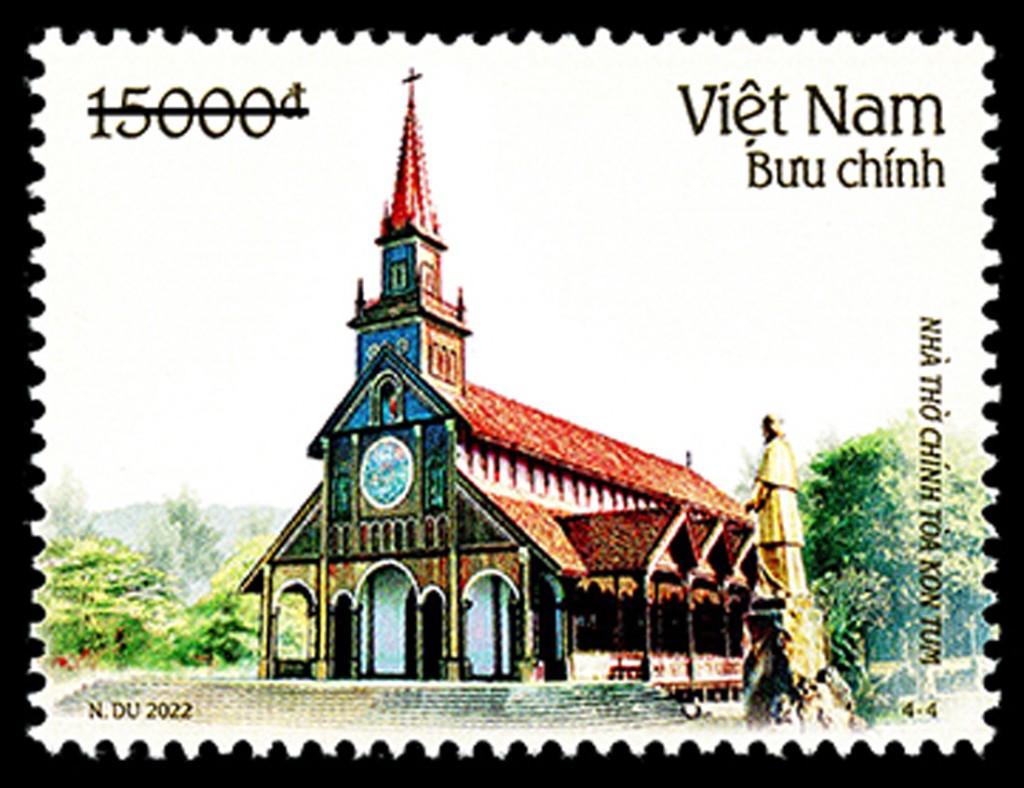 Bộ TT&TT phát hành bộ tem bưu chính “Kiến trúc Nhà thờ”